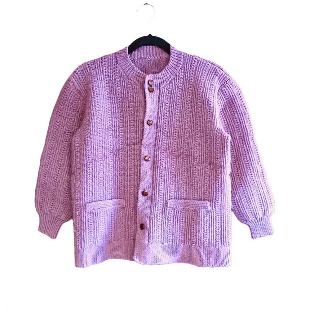 Vintage Purple Cardigan